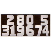 Delta Soft Number: "03", Gray, 18" (45.7cm) High