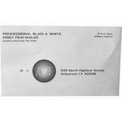 A&I Develop + Prints Mailer for Black & White Film