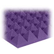 Auralex 2" Studiofoam Pyramid-24 (Purple) - 12 Pieces