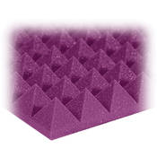 Auralex 2" Studiofoam Pyramid-24 (Plum) - 24" x 48" x 2" Acoustic Absorption/Diffusion Panel - 12 Pieces