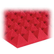 Auralex 2" Studiofoam Pyramid-24 (Red) - 12 Pieces