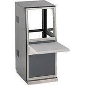 Winsted 1-Bay Base and 19.25" (48.9 cm) (11U) Slope Console, Model J8208