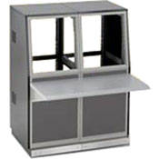 Winsted 2-Bay Base and 21.0" (53.34 cm) (12U) Slope Console, Model J8213