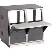 Winsted 2-Bay Low-Profile (11U) Slope Console, Model J8221