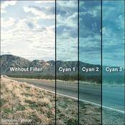Formatt 4x4" Solid Color Cyan 3 Glass Filter