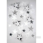 Studio Dynamics Canvas Scenic Background, Studio Mount - 7x8' - Gray Stars