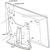 Sony SPMTRIC Clear Design Plasma Table Top Stand