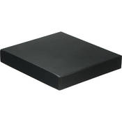 Print File Black Portfolio Box Binder - 12.25 x 13-5/8 x 2"