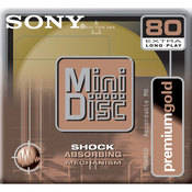 Sony MDW-80PL - 80 Minute Premium Gold Mini Disc