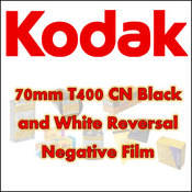 Kodak 70mm T400 CN Black and White Reversal Negative Film - 100