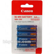 Canon NB4-200 AA NiMH (2300mAh) Rechargeable Batteries (4 Pack)