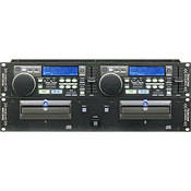 Tascam CD-X1500 - Rack Mount Dual CD Player for DJ