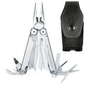 Leatherman Wave Tool with Leather Case - Stainless Finish