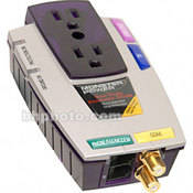 Monster-Power HTS200 Surge Protector - 2 Outlets, 2 Phone Line, 1 Coaxial