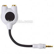 Monster Cable Mini Stereo 1/8" Y Adapter for Headphones