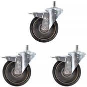 Bogen / Manfrotto Wheel Set with Brakes - 160MM Diameter, M10 Thread