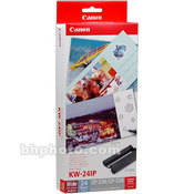 Canon KP-24IP Color Ink & Paper Set (4x8" paper, 24 sheets)
