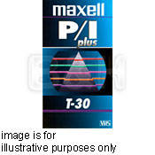 Maxell T-30Plus VHS Video Cassette