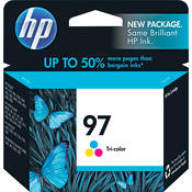 HP / Hewlett-Packard 97 Tri-color Inkjet Print Cartridge (High Capacity-14ml)