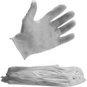 Lineco Stretch Nylon Gloves - Large - 12 Pairs