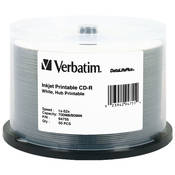 Verbatim CD-R White Inkjet Printable Disc (50)