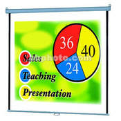 3M Wall Mount Projection Screen PS WB60 - 60 x 60"