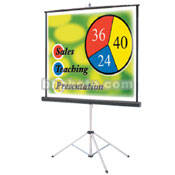 3M Portable Tripod Projection Screen PS TR70 - 70 x 70"