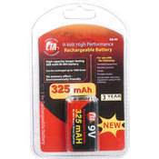 CTA Digital 9V NiMH (325mAh) Rechargeable Battery