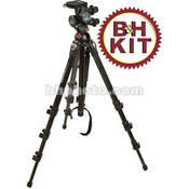 Bogen / Manfrotto 055MF4 Magfiber Pro Carbon Fiber Tripod with 3275 Compact Geared Head (Quick Release)