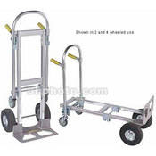 Wesco Spartan Junior Convertible Aluminum Handtruck - Weight Capacity 1000lbs (454kg)