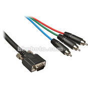 Comprehensive HR Pro Series VGA HD15 to 3x RCA Component Cable - 25