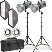 Interfit Two-Halogen Light Softbox Kit