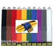 Rip-Tie CableWrap 1.0 x 9.0" (10 Pack) (Rainbow                  )