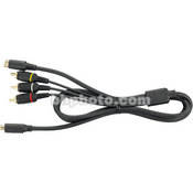 Sony VMC-30FS Mini AV Male to 3 RCA Male + 1 S-Video A/V Cable - 9