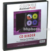 ClearFile Archival Elite CD Storage Binder without Pages - Black