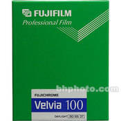 Fujifilm RVP 4 x 5" Fujichrome Velvia 100 Professional Color Slide Film - 50