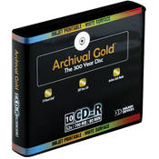 Delkin Devices Inkjet Archival Gold CD-R (10)