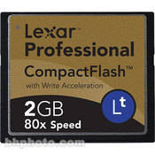 Lexar 2GB Professional LockTight 80x CompactFlash Card