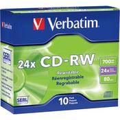 Verbatim CD-RW 700MB Ultra-Speed Disc (10)