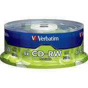 Verbatim CD-RW 700MB Discs (25)