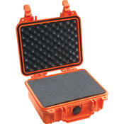 Pelican 1200 Case with Foam (Orange)