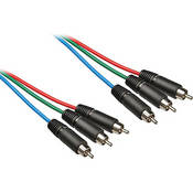 Communications Specialties 3 RCA Male to 3 RCA Male Component Video Cable - 25