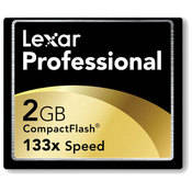 Lexar 2GB Professional 133x CompactFlash Card