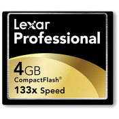 Lexar 4GB Professional 133x CompactFlash Card