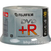 Fujifilm 4.7GB 16x DVD+R Discs - 50-Spindle Pack