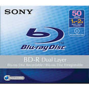 Sony BNR-50AHE BD-R 50GB Blu-ray Recordable Disc