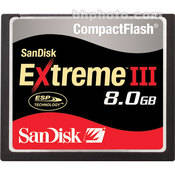 SanDisk 8GB Extreme III CompactFlash Card