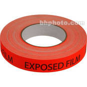 General Brand "Warning: Exposed Film" Tape - 1" x 50 Yards