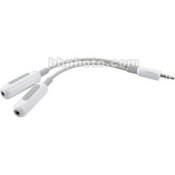 Griffin Technology SmartShare Headphone Splitter with Volume Control - White
