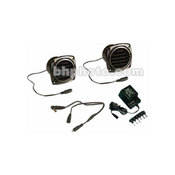 Cool Components CP-VP-101-BLK Cabinet Vent with Power Supply Black
